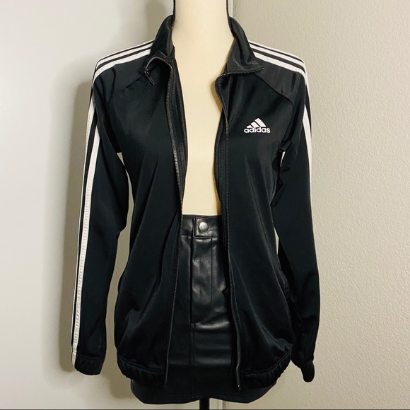New ADIDAS Black Jogger Jacket - Picture 1 of 5
